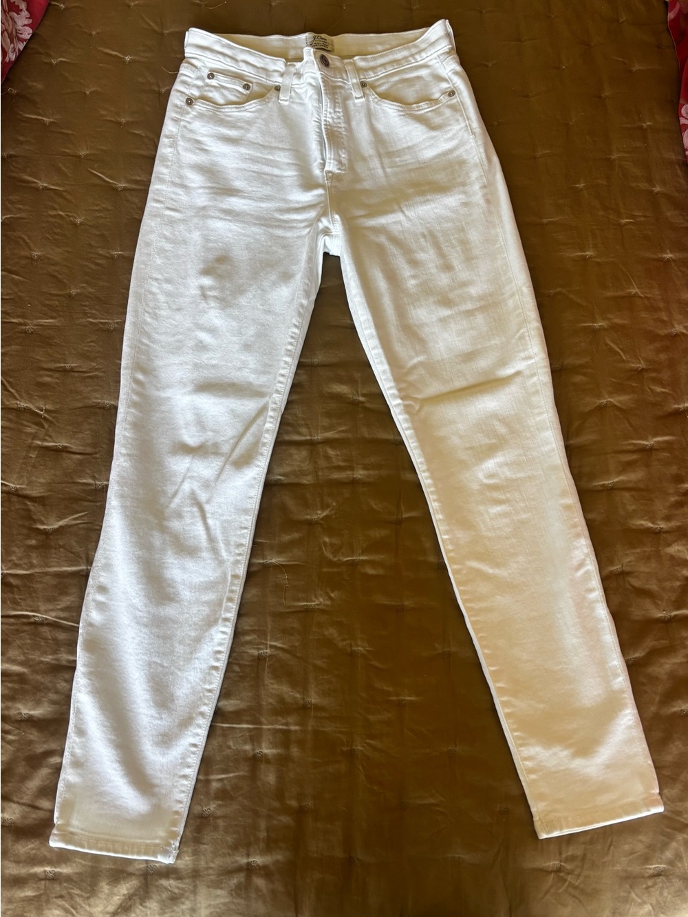 J. Crew White Skinny Jeans